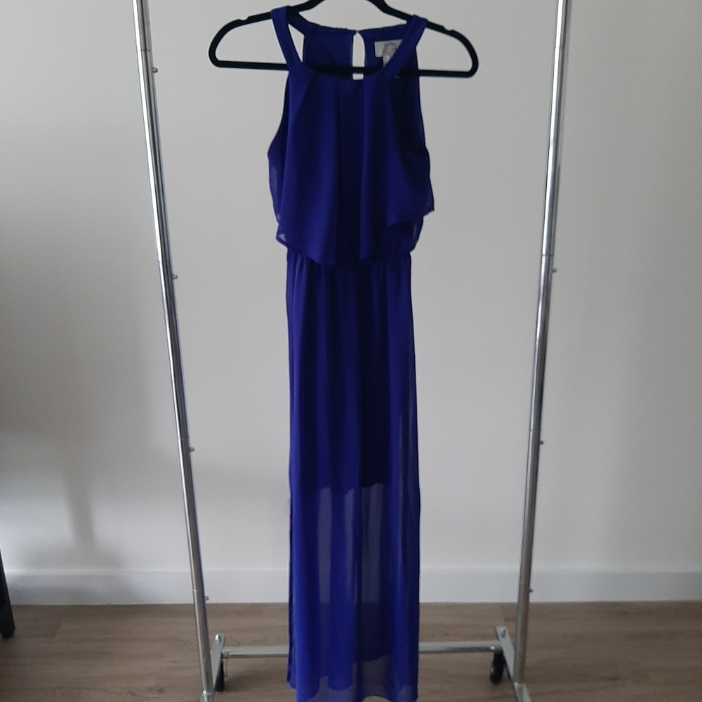 Sweet storm royal blue long dress